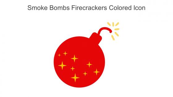 Smoke Bombs Firecrackers Colored Icon In Powerpoint Pptx Png And Editable Eps Format