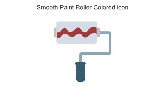 Smooth Paint Roller Colored Icon In Powerpoint Pptx Png And Editable Eps Format