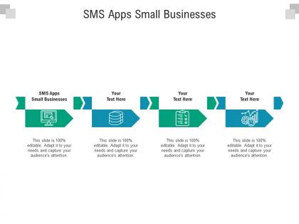 Sms apps small businesses ppt powerpoint presentation styles layout ideas cpb