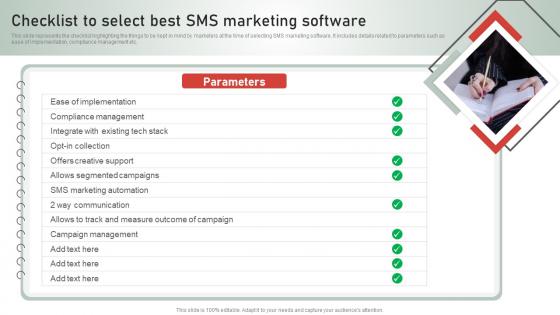 SMS Customer Support Services Checklist To Select Best SMS Marketing Software