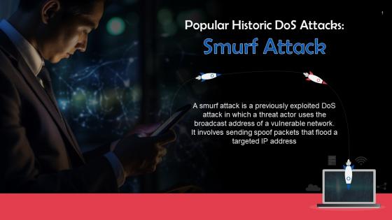 Smurf Attack As A Type Of Dos Attack Training Ppt