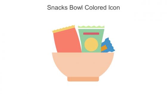 Snacks Bowl Colored Icon In Powerpoint Pptx Png And Editable Eps Format