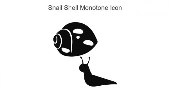 Snail Shell Monotone Icon In Powerpoint Pptx Png And Editable Eps Format