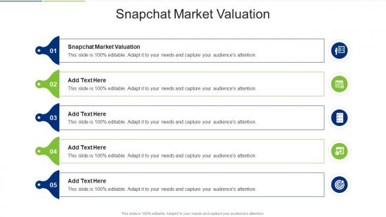 Snapchat Market Valuation In Powerpoint And Google Slides Cpb
