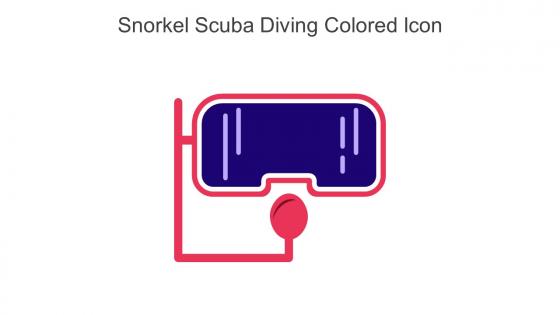 Snorkel Scuba Diving Colored Icon In Powerpoint Pptx Png And Editable Eps Format