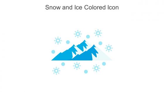 Snow And Ice Colored Icon In Powerpoint Pptx Png And Editable Eps Format