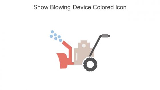 Snow Blowing Device Colored Icon In Powerpoint Pptx Png And Editable Eps Format