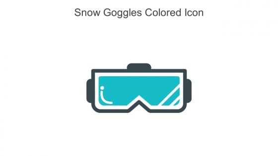 Snow Goggles Colored Icon In Powerpoint Pptx Png And Editable Eps Format