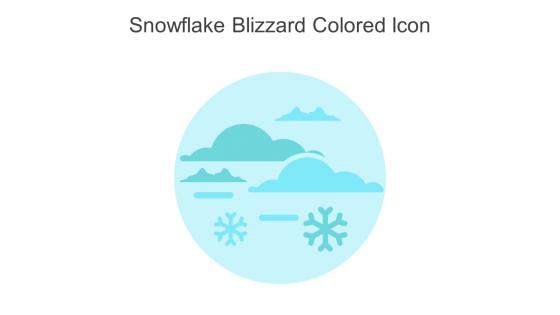 Snowflake Blizzard Colored Icon In Powerpoint Pptx Png And Editable Eps Format