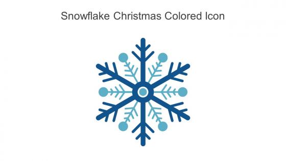 Snowflake Christmas Colored Icon In Powerpoint Pptx Png And Editable Eps Format