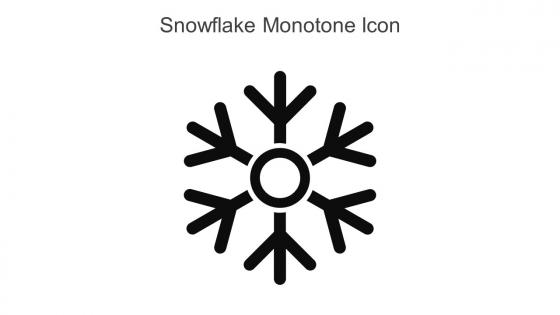 Snowflake Monotone Icon In Powerpoint Pptx Png And Editable Eps Format