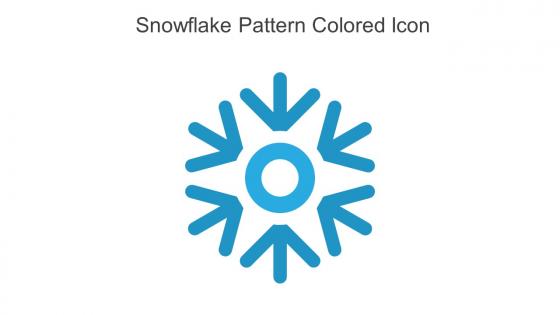 Snowflake Pattern Colored Icon In Powerpoint Pptx Png And Editable Eps Format