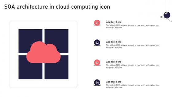 SOA Architecture In Cloud Computing Icon