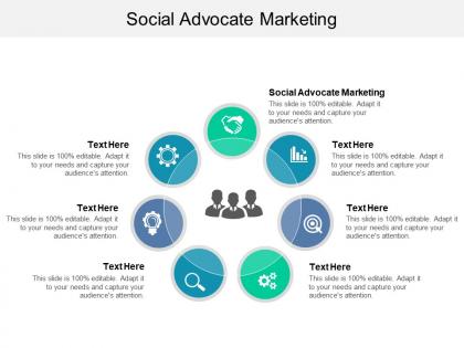 Social advocate marketing ppt powerpoint presentation portfolio aids cpb