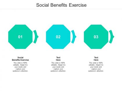 Social benefits exercise ppt powerpoint presentation infographics summary cpb