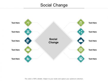 Social change ppt powerpoint presentation outline graphics design cpb