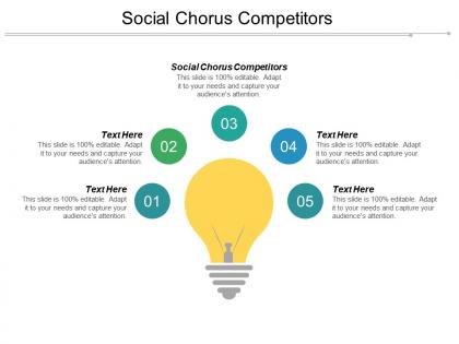 Social chorus competitors ppt powerpoint presentation icon diagrams cpb
