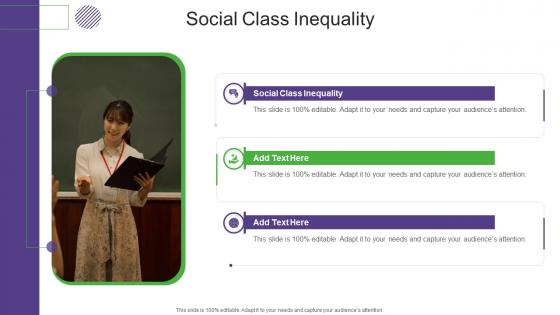Social Class Inequality In Powerpoint And Google Slides Cpb