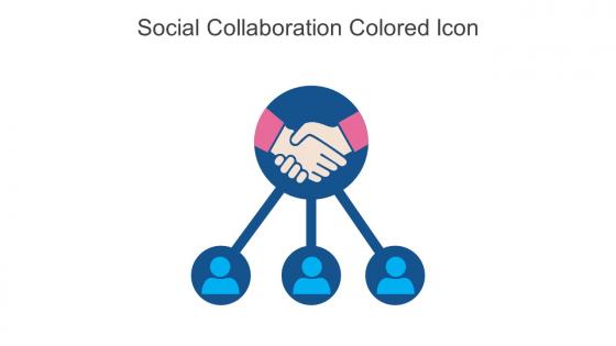 Social Collaboration Colored Icon In Powerpoint Pptx Png And Editable Eps Format