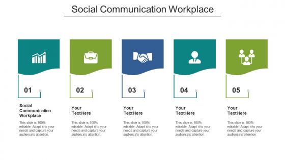 Social Communication Workplace Ppt Powerpoint Presentation Pictures Cpb