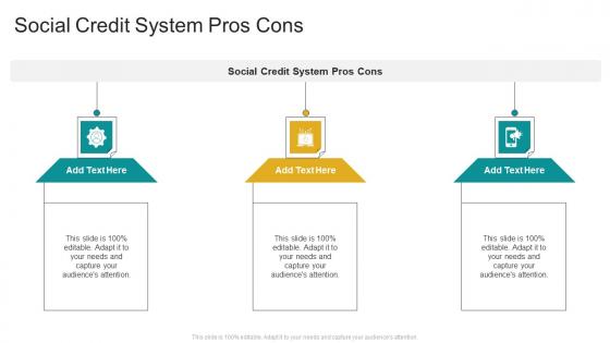 Social Credit System Pros Cons In Powerpoint And Google Slides Cpb