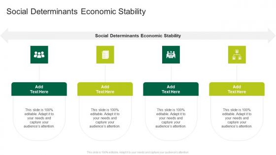 Social Determinants Economic Stability In Powerpoint And Google Slides Cpb