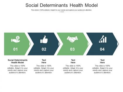 Social determinants health model ppt powerpoint presentation infographics introduction cpb