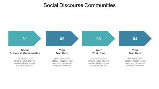 Social discourse communities ppt powerpoint presentation styles backgrounds cpb