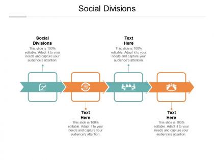 Social divisions ppt powerpoint presentation infographics outline cpb