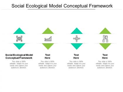 Social ecological model conceptual framework ppt powerpoint presentation icon guidelines cpb