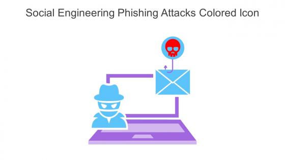 Social Engineering Phishing Attacks Colored Icon In Powerpoint Pptx Png And Editable Eps Format