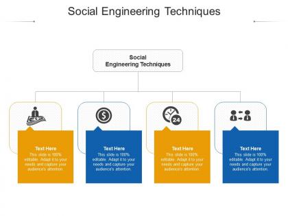 Social engineering techniques ppt powerpoint presentation slides example introduction cpb