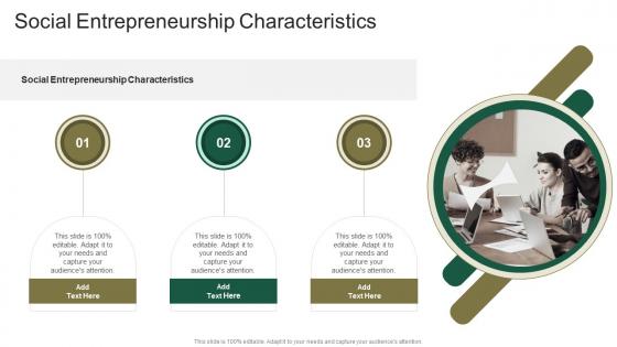 Social Entrepreneurship Characteristics In Powerpoint And Google Slides Cpb
