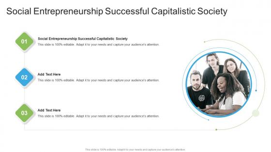 Social Entrepreneurship Successful Capitalistic Society In Powerpoint And Google Slides Cpb