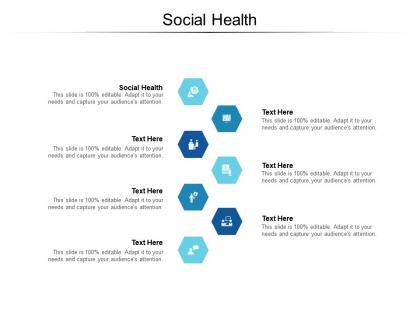 Social health ppt powerpoint presentation portfolio guide cpb