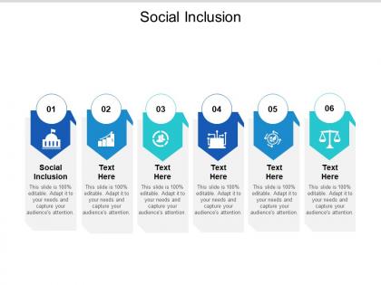 Social inclusion ppt powerpoint presentation icon slides cpb