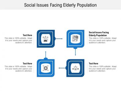 Social issues facing elderly population ppt powerpoint presentation summary graphics design cpb