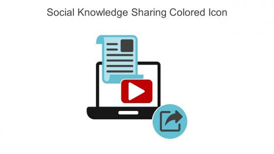 Social Knowledge Sharing Colored Icon In Powerpoint Pptx Png And Editable Eps Format