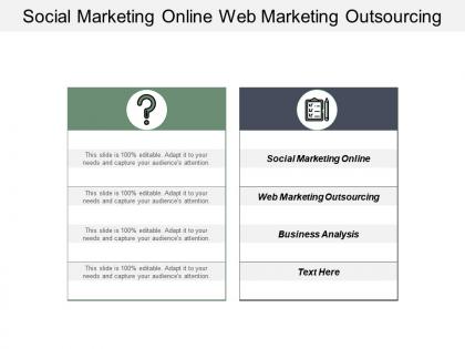 Social marketing online web marketing outsourcing business analysis cpb