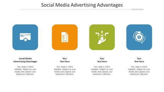Social Media Advertising Advantages Ppt Powerpoint Presentation Model Background Images Cpb