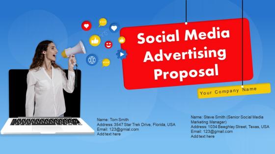 Social Media Advertising Proposal Powerpoint Presentation Slides