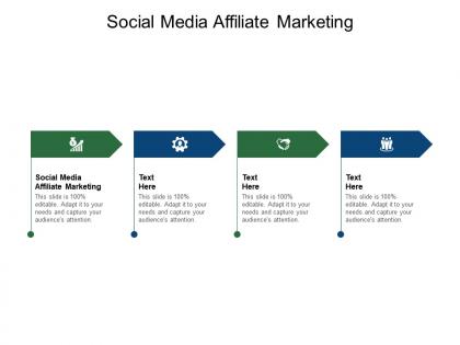 Social media affiliate marketing ppt powerpoint presentation template cpb