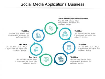 Social media applications business ppt powerpoint presentation portfolio file formats cpb