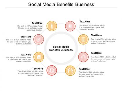 Social media benefits business ppt powerpoint presentation inspiration background image cpb