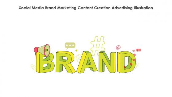 Social Media Brand Marketing Content Creation Advertising Illustration