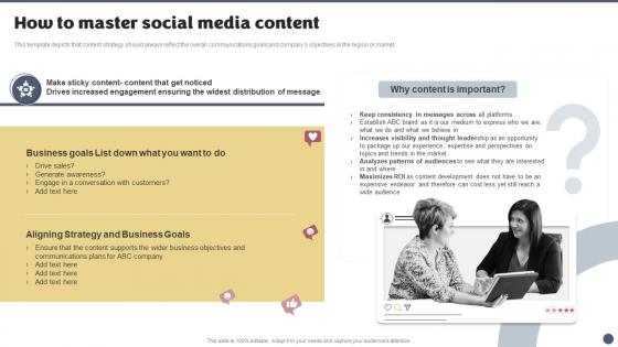 Social Media Brand Marketing Playbook How To Master Social Media Content