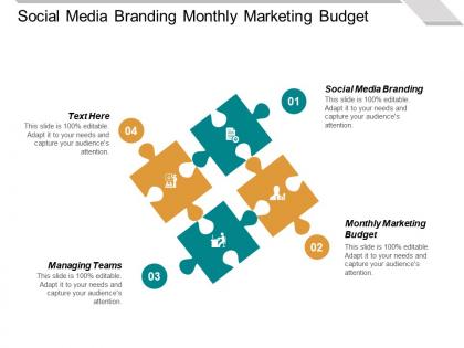 Social media branding monthly marketing budget managing teams cpb