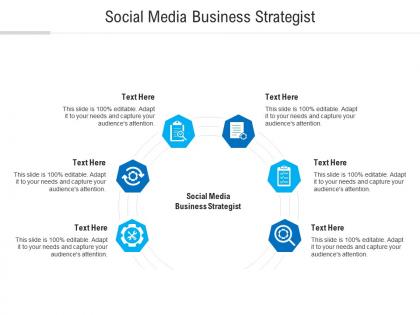 Social media business strategist ppt powerpoint presentation professional objects cpb
