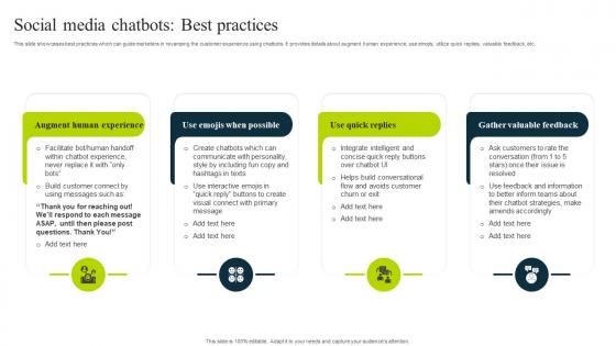 Social Media Chatbots Best Practices How To Use Chatgpt AI SS V