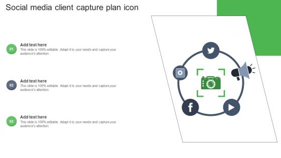 Social Media Client Capture Plan Icon